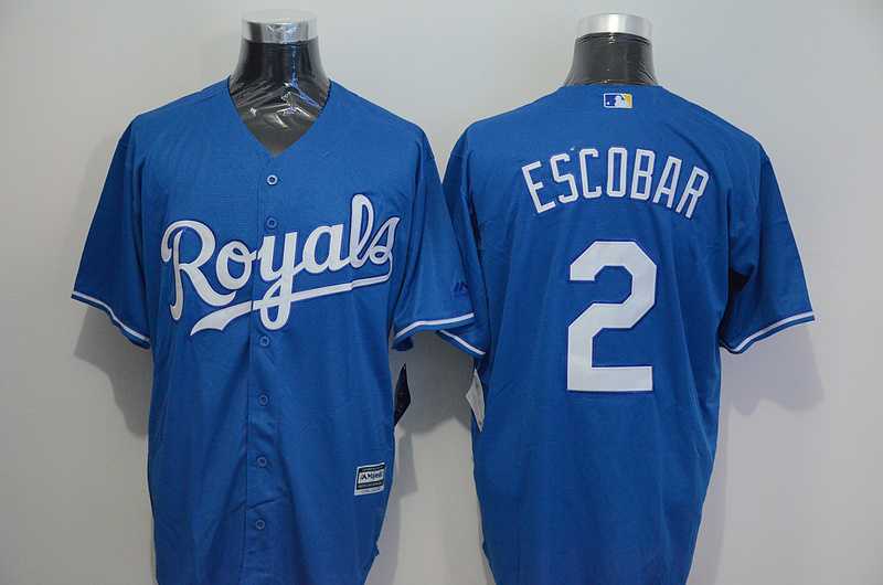 Kansas City Royals #2 Alcides Escobar Light Blue New Cool Base Stitched MLB Jersey,We sell and wholesale Kansas City Royals #2 Alcides Escobar Light Blue New Cool Base Stitched MLB Jersey on line form chian!